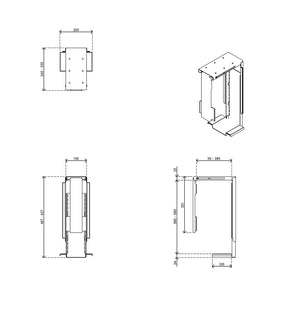 Viewmate computer holder - desk