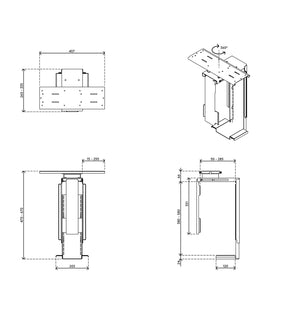 Viewmate computer holder - desk