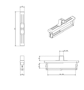 Viewmate computer holder - desk 362