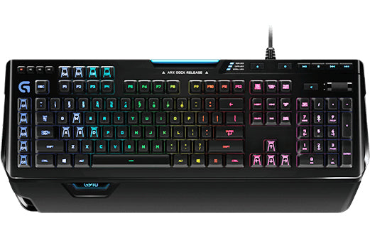 Logitech G910 Orion Spectrum RGB Mechanical Gaming - Keyboard - Lighting - USB - US International - Switch: Romer-G