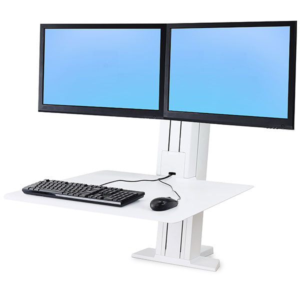 Ergotron WorkFit-SR - Convertidor de escritorio de pie - Blanco
