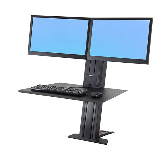 Ergotron WorkFit-SR - Convertidor de escritorio de pie - Negro