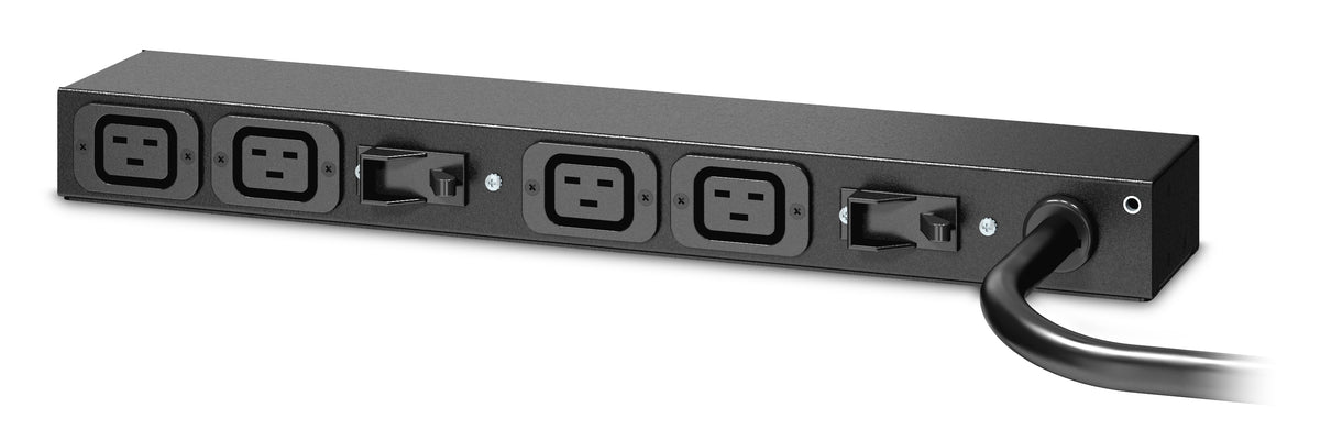 APC Basic Rack PDU AP6032A - Power distribution unit (rack mountable) - AC 200-240 V - input: IEC 60309 32A - output connectors: 4 (IEC 60320 C19 16A) - 3.65 m cord - for P/N: AR3103SP, AR3106SP, SRT1000RMXLI, SRT1000RMXLI-NC,