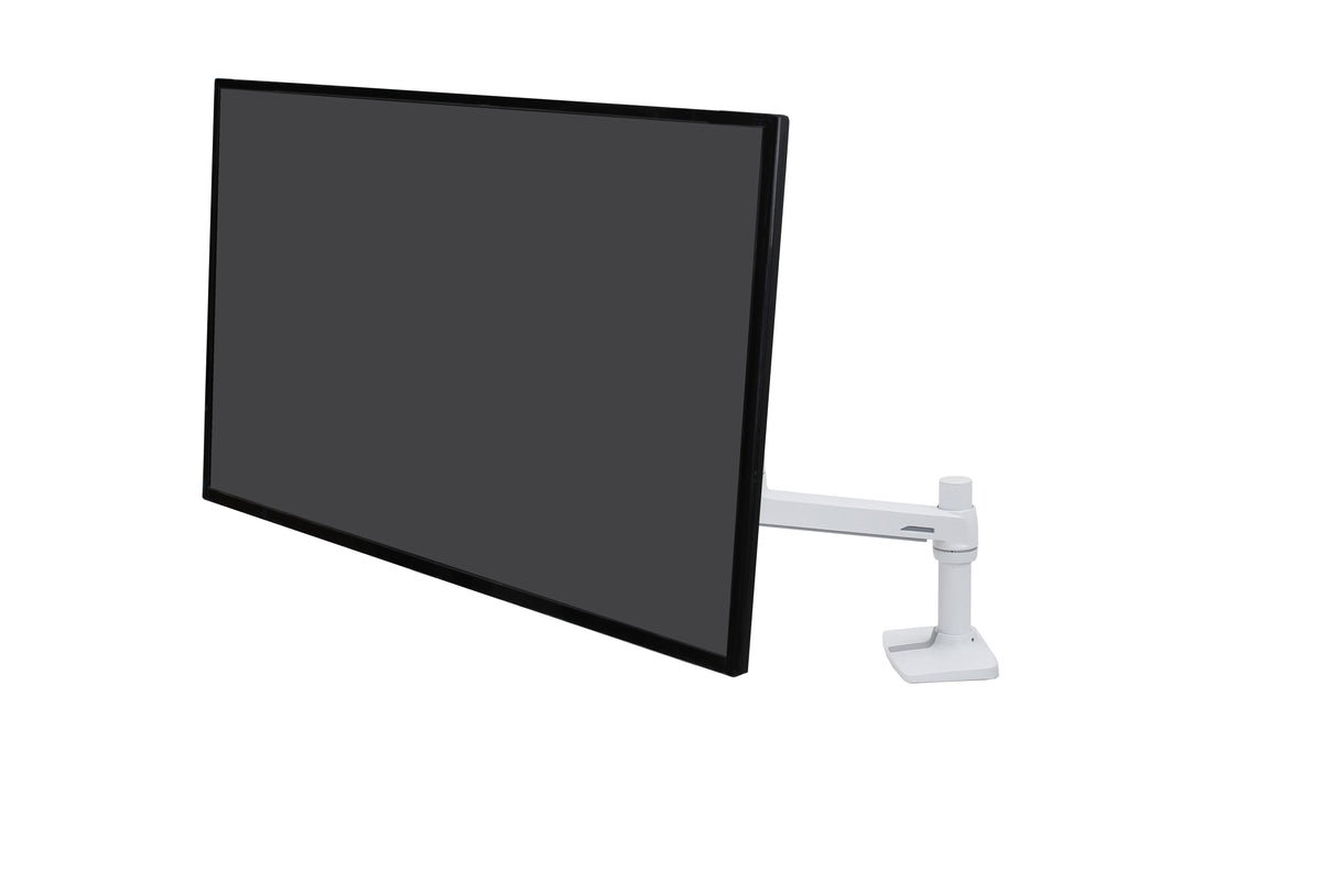 Ergotron LX - Kit de montagem (braço articulado, montagem de presilha de mesa, pólo, suporte de extensão) - para visor LCD - alumínio, aço - branco - tamanho de tela: até 34" - Computador de mesa