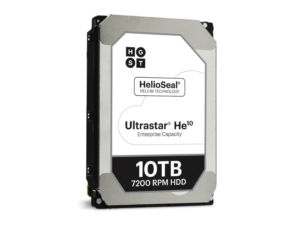 WD Ultrastar DC HC510 HUH721010ALE600 - Hard drive - 10 TB - internal - 3.5" - SATA 6Gb/s - 7200 rpm - buffer: 256 MB