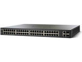 Cisco Small Business SF350-48 - Interruptor - L3 - Administrado - 48 x 10/100 + 2 x 10/100/1000 + 2 x combo Gigabit SFP - montável em trilho