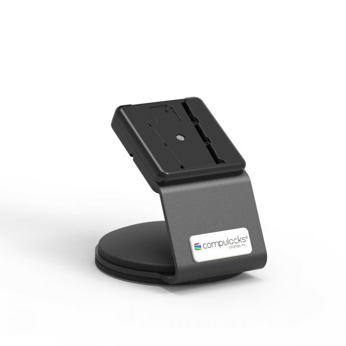 Compulocks SlideDock Universal Secured EMV / Phone / Tablet Stand - Platform - For Mobile Devices - Lockable - Black - Wall Mountable, Desktop, Countertop