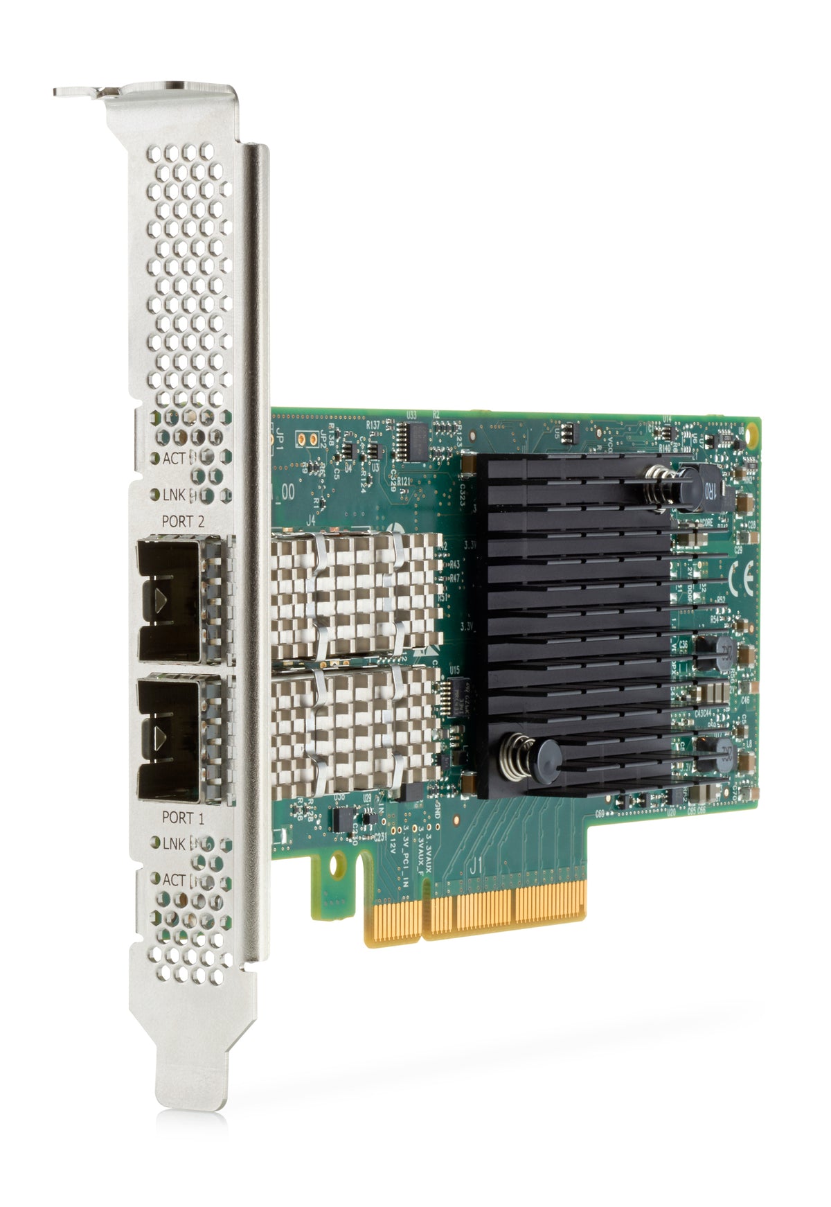 HPE 640SFP28 - Adaptador de rede - PCIe 3.0 x8 / PCIe 3.0 x4 baixo perfil - 25 Gigabit Ethernet x 2 - para Apollo 20 2U, 4200 Gen10, Edgeline e920, ProLiant DL360 Gen10, DL360 Gen9