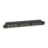 EQUIP PATCH PANEL 19 CAT6 FTP 48P 1U BLACK ARMORED