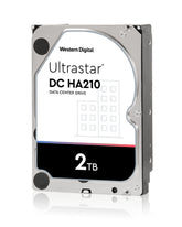 WD Ultrastar DC HA210 HUS722T2TALA604 - Hard drive - 2 TB - internal - 3.5" - SATA 6Gb/s - 7200 rpm - buffer: 128 MB