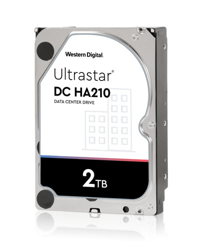 WD Ultrastar DC HA210 HUS722T2TALA604 - Hard drive - 2 TB - internal - 3.5" - SATA 6Gb/s - 7200 rpm - buffer: 128 MB