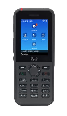 Cisco Unified Wireless IP Phone 8821 - Wireless Headset Extension - with Bluetooth interface - IEEE 802.11a/b/g/n/ac (Wi-Fi) - SIP - 6 lines