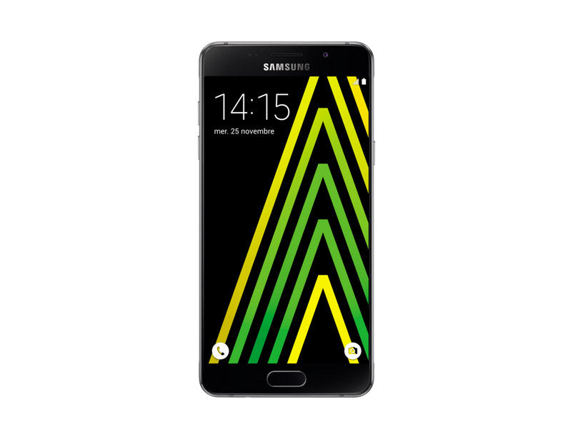 Samsung Galaxy A5 (2016) - Smartphone 4G - RAM 2 GB / 16 GB - ranura microSD - pantalla OLED - 5.2" - 1920 x 1080 píxeles - cámara trasera 13 MP - cámara frontal 5 MP - negro