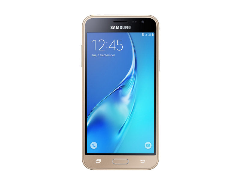 Samsung Galaxy J3 (2016) Duos - 4G smartphone - SIM duplo - RAM 1.5 GB / 8 GB - microSD slot - visor OLED - 5" - 1280 x 720 pixeis - rear camera 8 MP - front camera 5 MP - ouro