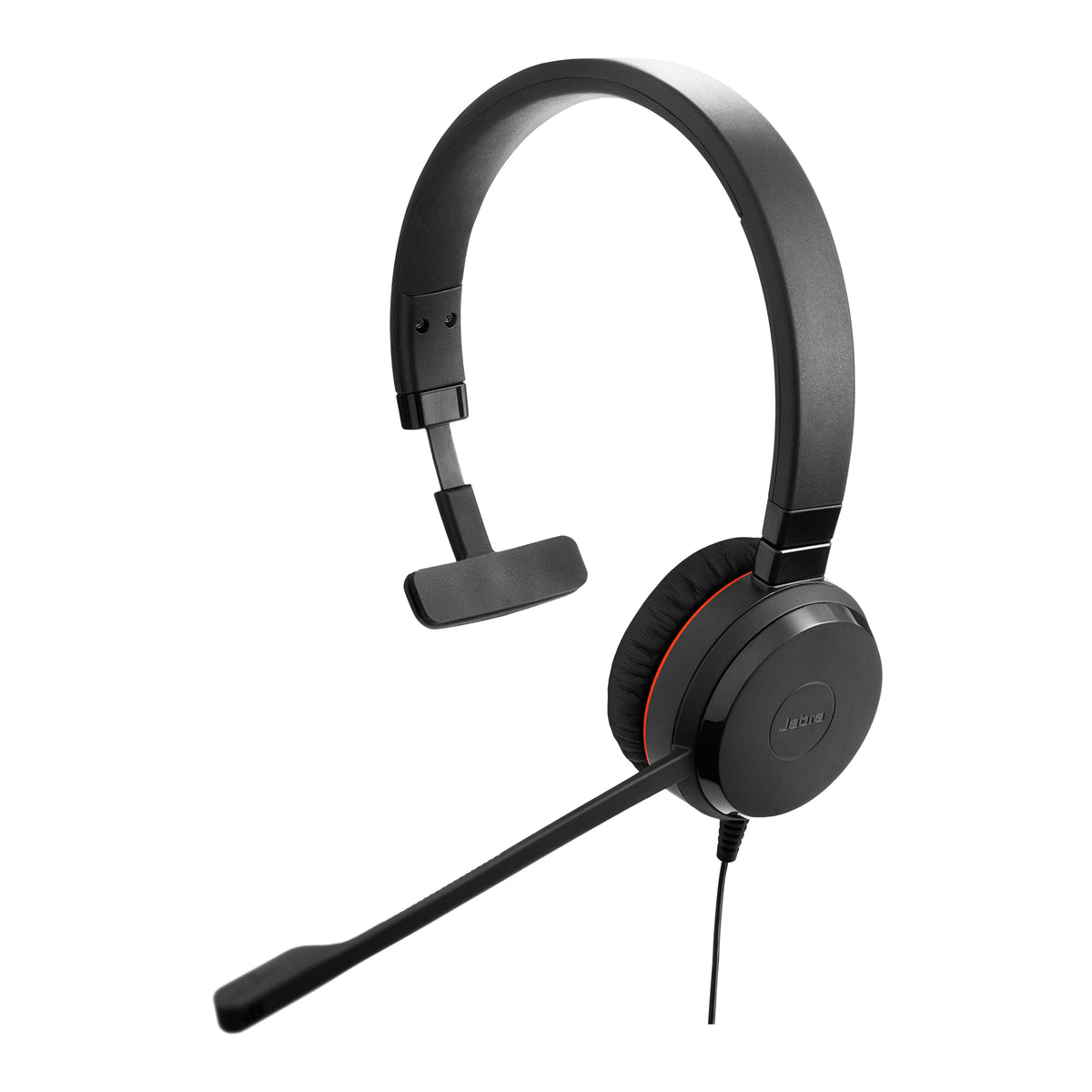 Jabra Evolve 30 II MS Mono - Headphones - On Ear - With Cable - USB, 3.5mm Jack - Skype for Business Certified