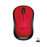 LOGITECH MOUSE M220 NOTEBOOK SILENT WIRELESS RED