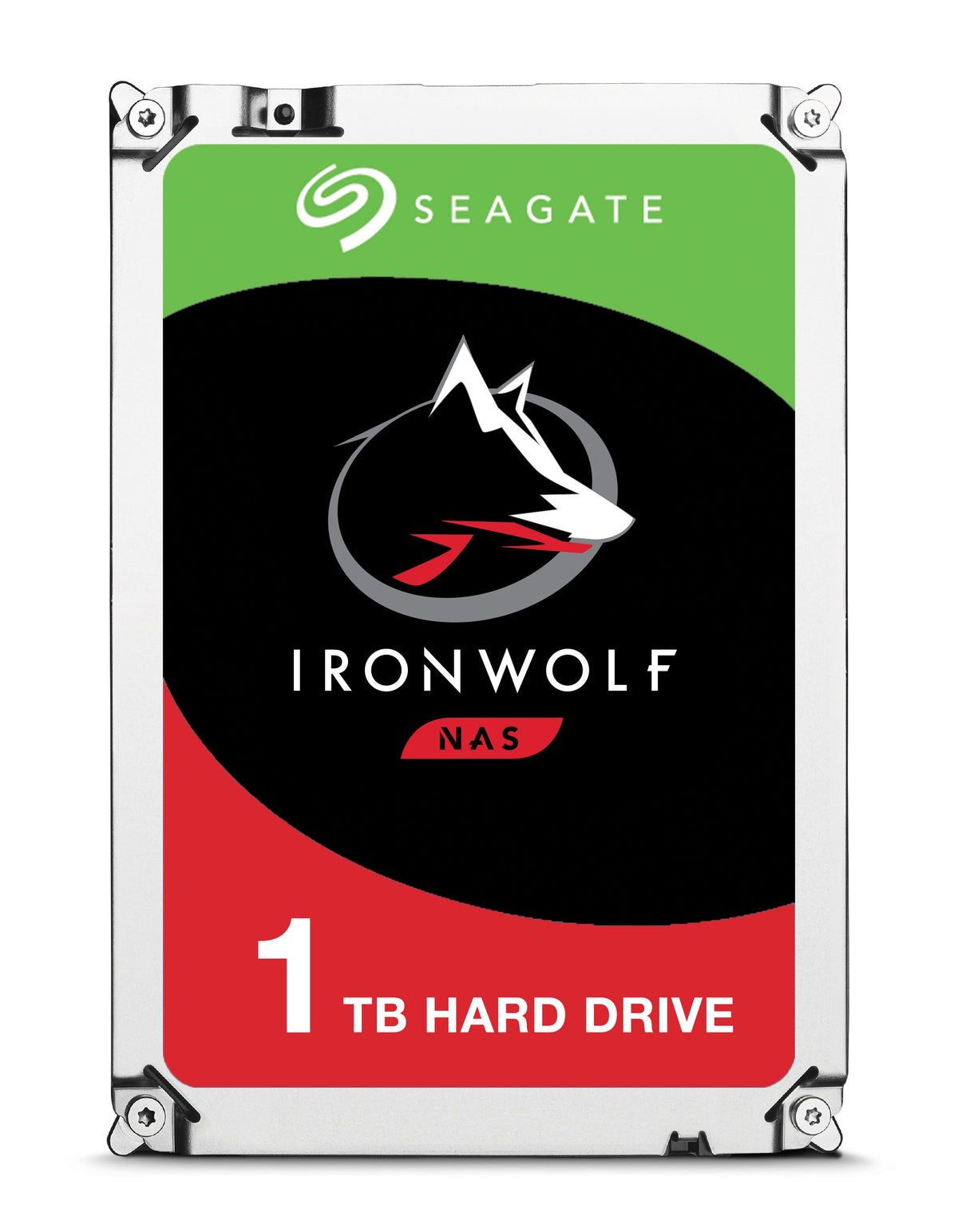 Seagate IronWolf ST1000VN002 - Hard disk - 1 TB - internal - 3.5" - SATA 6Gb/s - 5900 rpm - buffer: 64 MB