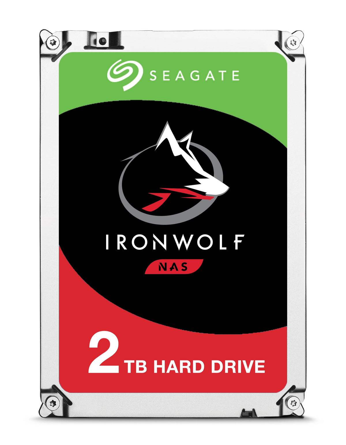 Seagate IronWolf ST2000VN004 - Hard disk - 2 TB - internal - 3.5" - SATA 6Gb/s - 5900 rpm - buffer: 64 MB