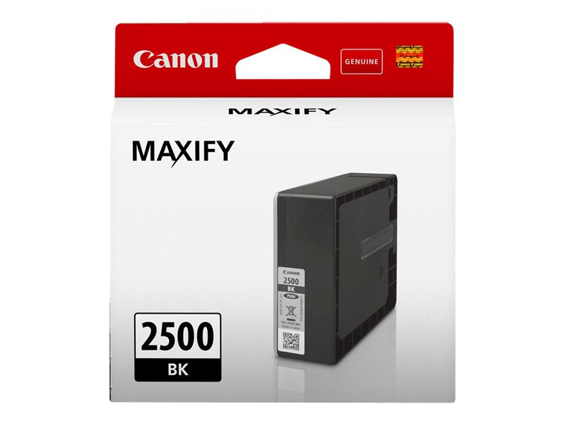 Canon PGI-2500 BK - 29,1 ml - negro - original - depósito de tinta - para MAXIFY iB4050, iB4150, MB5050, MB5150, MB5155, MB5350, MB5450, MB5455 (9290B001)