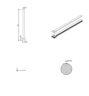 Addit cable loop ties - 10 pcs