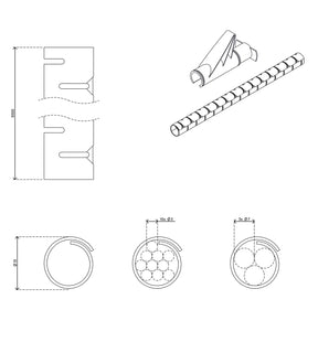 Addit pasacables ø15 mm/3 m y herramienta manual