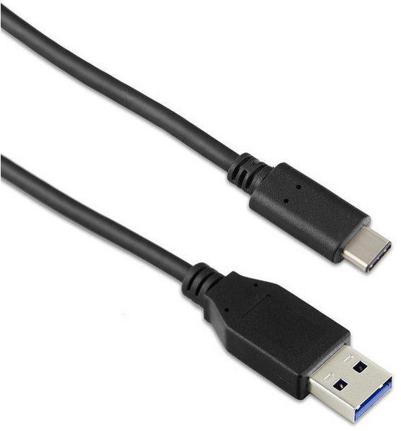 Targus - USB Cable - USB-C (M) to USB Type A (M) - USB 3.1 Gen 2 - 3 A - 1 m - 4K support - Black - Europe