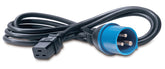 APC - Cable de alimentación - IEC 60320 C19 a IEC 60309 (M) - 2,4 m - negro - - a P/N: SMT2200I-AR, SMT2200R2I-AR, SMT3000I-AR, SMT3000R2I-AR, SRT1500XLI, SRT2200XLI-KR