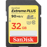 Extreme Plus 32GB SDHC Mem Card 90MBs