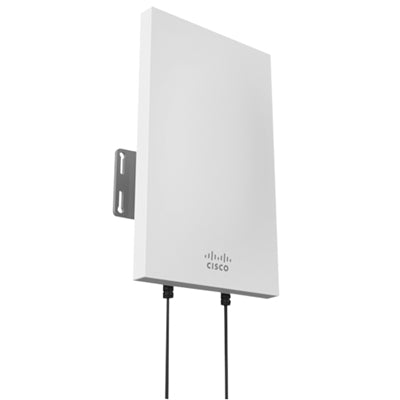 Antena sectorial de doble banda Cisco Meraki - Antena - 12 dBi, 9 dBi - direccional - exterior, montaje en pared, montaje en poste, interior