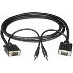 C2G Pro Series UXGA - Audio/Display Cable Kit - HD-15 (VGA), Stereo Mini Port (M) to HD-15 (VGA), Stereo Mini Port (M) - 2m