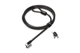 Candado con llave Kensington MicroSaver 2.0 Ultra para portátiles - Cable de seguridad - Plateado