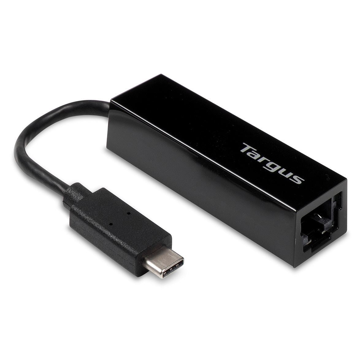 Targus - Network Adapter - USB-C - 1000Base-T x 1 - Black