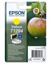 Epson T1294 - 7 ml - tamanho L - amarelo - original - blister - tinteiro - para Stylus SX230, SX235, SX430, SX438, WorkForce WF-3010, 3520, 3530, 3540, 7015, 7515, 7525