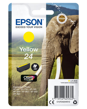 TINTA AMARILLA EPSON 24 CLARIA PHOTO HD XP-850/750/950/55/860/760/960