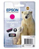 Epson 26 - 4,5 ml - magenta - original - cartucho de tinta - para Expression Premium XP-510, 520, 600, 605, 610, 615, 620, 625, 700, 710, 720, 800, 810, 820