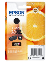 Epson 33XL - 12,2 ml - XL - negro - original - blister - cartucho de tinta - para Expression Home XP-635, 830, Expression Premium XP-530, 540, 630, 635, 640, 645, 830, 900