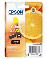 Epson 33XL - 8,9 ml - XL - amarillo - original - blister - cartucho de tinta - para Expression Home XP-635, 830, Expression Premium XP-530, 540, 630, 635, 640, 645, 830, 900