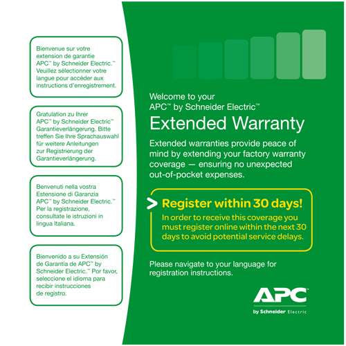 APC Extended Warranty (Renewal or High Volume) - Extended Service Agreement - 1 year - for P/N: AP6201CH, AP6221CH, AP6351CH, AP6451CH, AP6453CH, KVM-DVIVMCAC, KVM-HDMIVMCAC