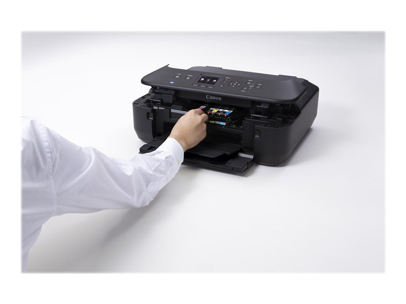 Canon PIXMA MG5550 - Multifunction Printer - Color - Inkjet - 216 x 297 mm (original) - A4/Legal (media) - up to 12.2 ipm (print) - 100 sheets - USB 2.0, Wi-Fi(n) - black (8580B006AA?CF)