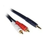 C2G Velocity - Audio cable - RCA male to male stereo mini port - 15 m - shielded