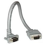 C2G Premium SXGA 90° Up Angled - VGA Cable - HD-15 (VGA) (M) to HD-15 (VGA) (M) - 5 m - 90° connector