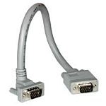 C2G Premium SXGA 90° Up Angled - Cable VGA - HD-15 (VGA) (M) a HD-15 (VGA) (M) - 10 m - Conector 90°