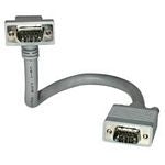 C2G Premium SXGA 90° Down Angled - Cabo de extensão VGA - HD-15 (VGA) (M) para HD-15 (VGA) (F) - 1 m - conector 90°