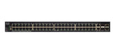 Cisco Small Business SG350X-48MP - Interruptor - Administrado - 48 x 10/100/1000 (PoE+) + 2 x combinado SFP+ 10 Gigabit + 2 x 10 Gigabit SFP+ - montável em trilho - PoE+ (740 W)