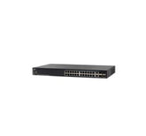 Cisco 550X Series SG550X-24 - Interruptor - L3 - Administrado - 24 x 10/100/1000 + 2 x 10 Gigabit SFP+ (uplink) + 2 x combinação 10GBase-T (ligação ascendente) - montável em trilho