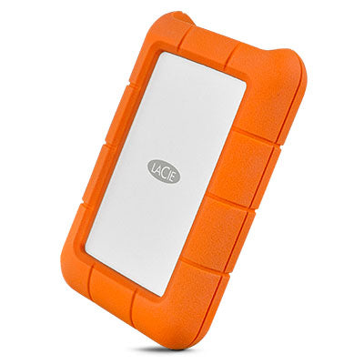 LaCie Rugged USB-C - Disco duro - 1 TB - Externo (portátil) - USB 3.1 Gen 1 (conector USB C) - Naranja