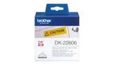 Brother DK-22606 - Amarelo - Rolo (6,2 cm x 15,2 m) filme - para Brother QL-1050, 1060, 500, 550, 560, 570, 580, 600, 650, 700, 710, 720, 820