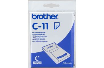 Brother - A7 (74 x 105 mm) 50 hoja(s) papel térmico - para m-PRINT MW-100, MW-120, MW-140BT, MW-145BT