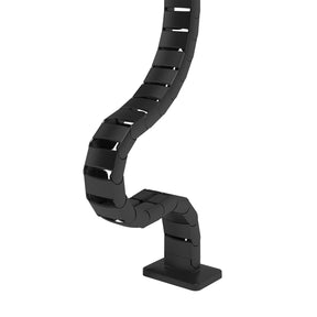 Addit cable guide sit-stand 130 cm set - desk