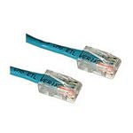 Cable de conexión cruzado de red C2G Cat5e sin arranque y sin blindaje (UTP) - Cable cruzado - RJ-45 (M) a RJ-45 (M) - 1 m - PTNB - CAT 5e - trenzado, uniboot - azul